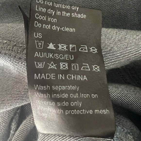 Women's Denim Dress Button Down Lapel Collar Casual Midi Dress with Belt - Picture 13 of 16